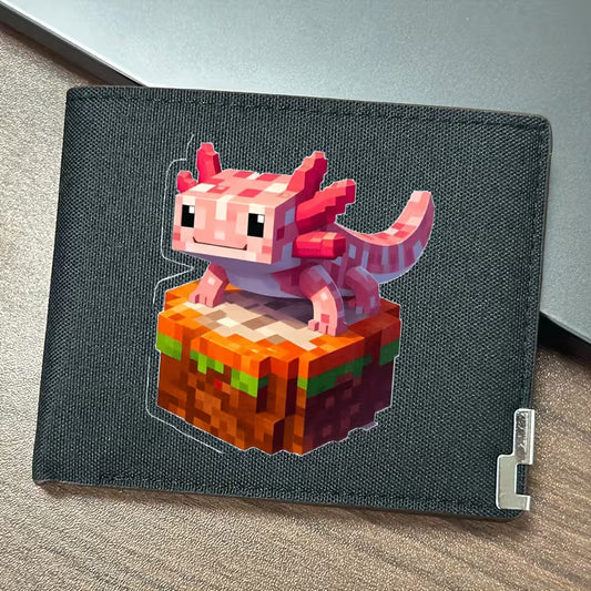 Axolotl Minecraft Bifold Wallet