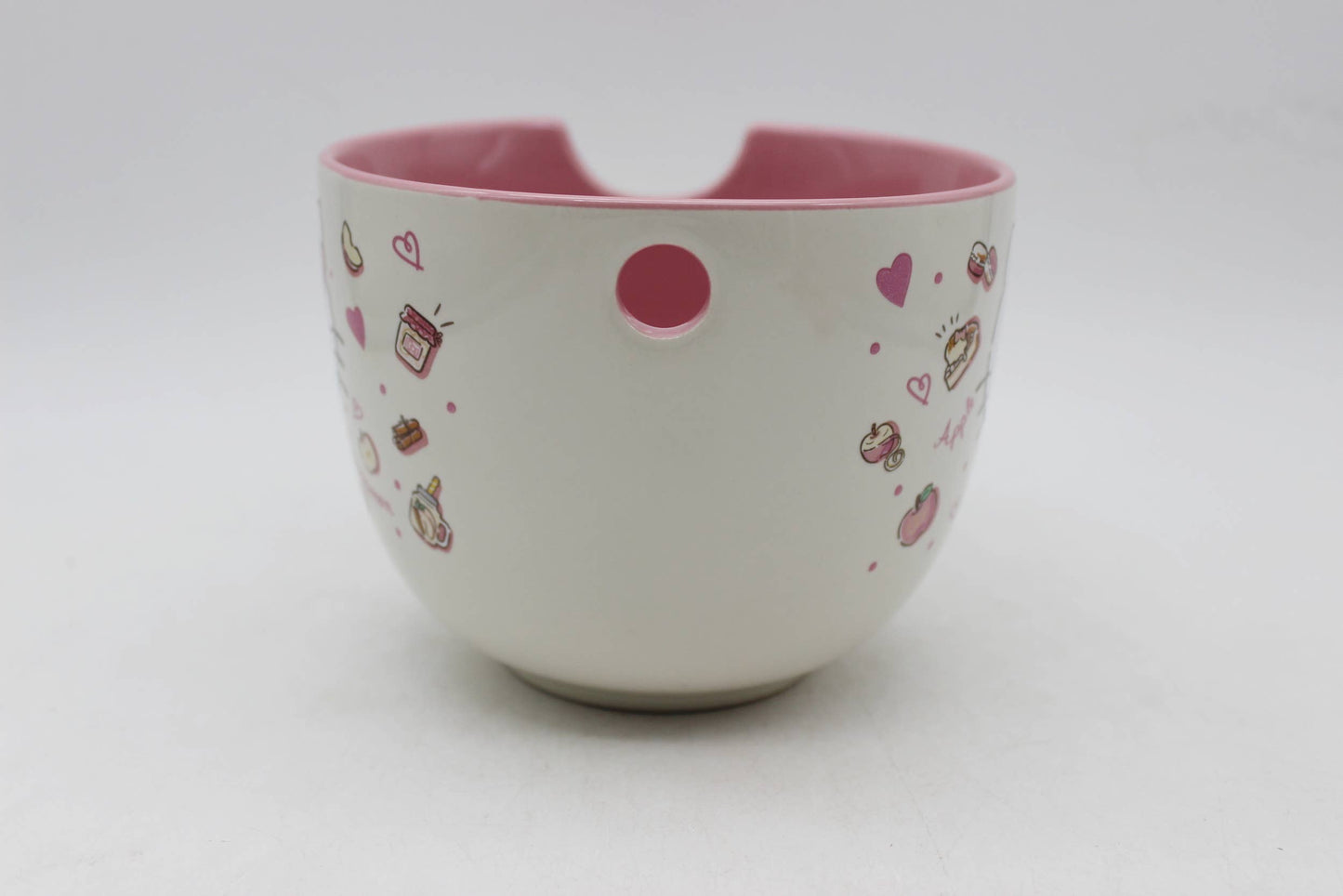 Hello Kitty Apples & Cinnamon with Spoon and Chopsticks 20oz Ceramic Ramen Bowl