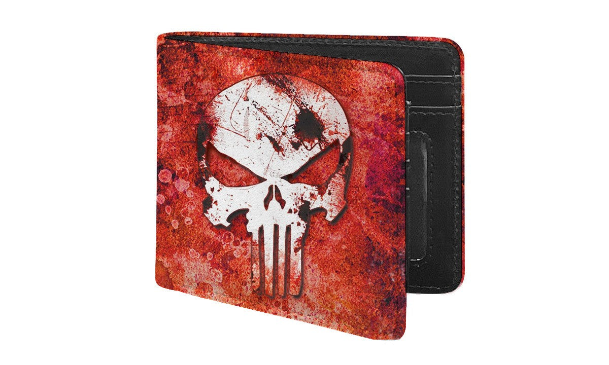 Men'S Skull Pu Leather Wallets