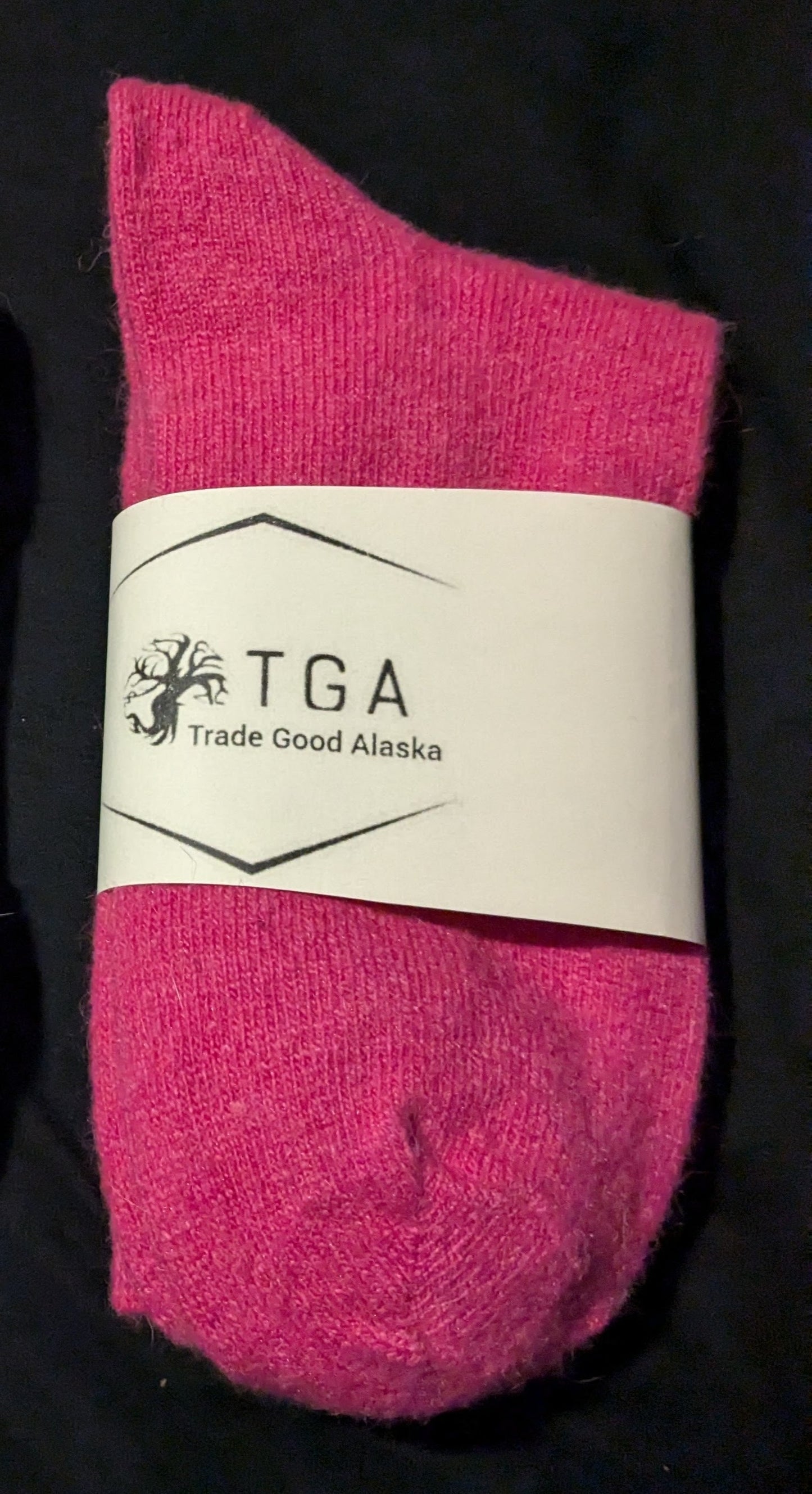 2 Pair Adult Angora Rabbit Fiber Socks