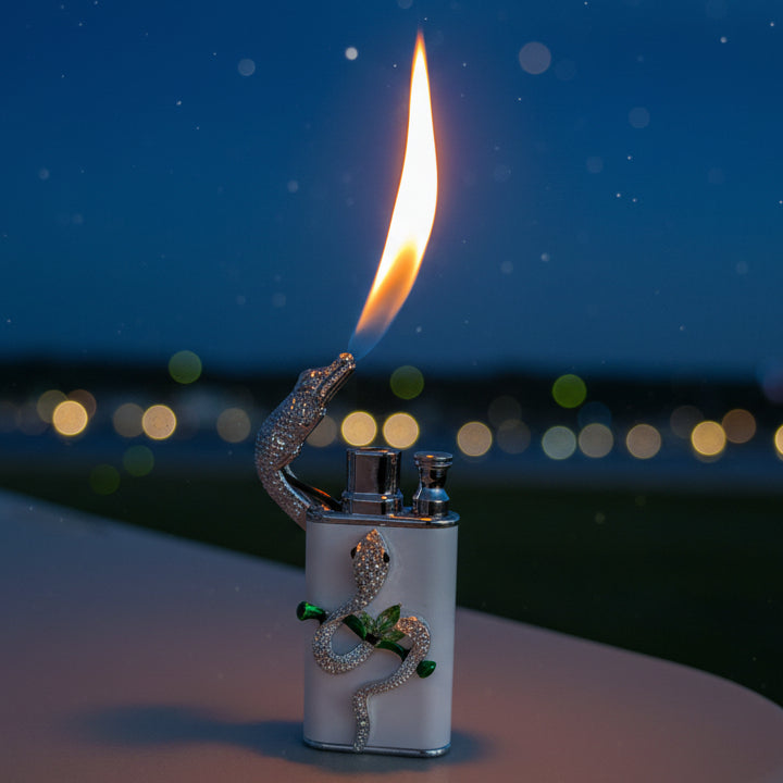 Snake Duel Flame Spitting Lighter