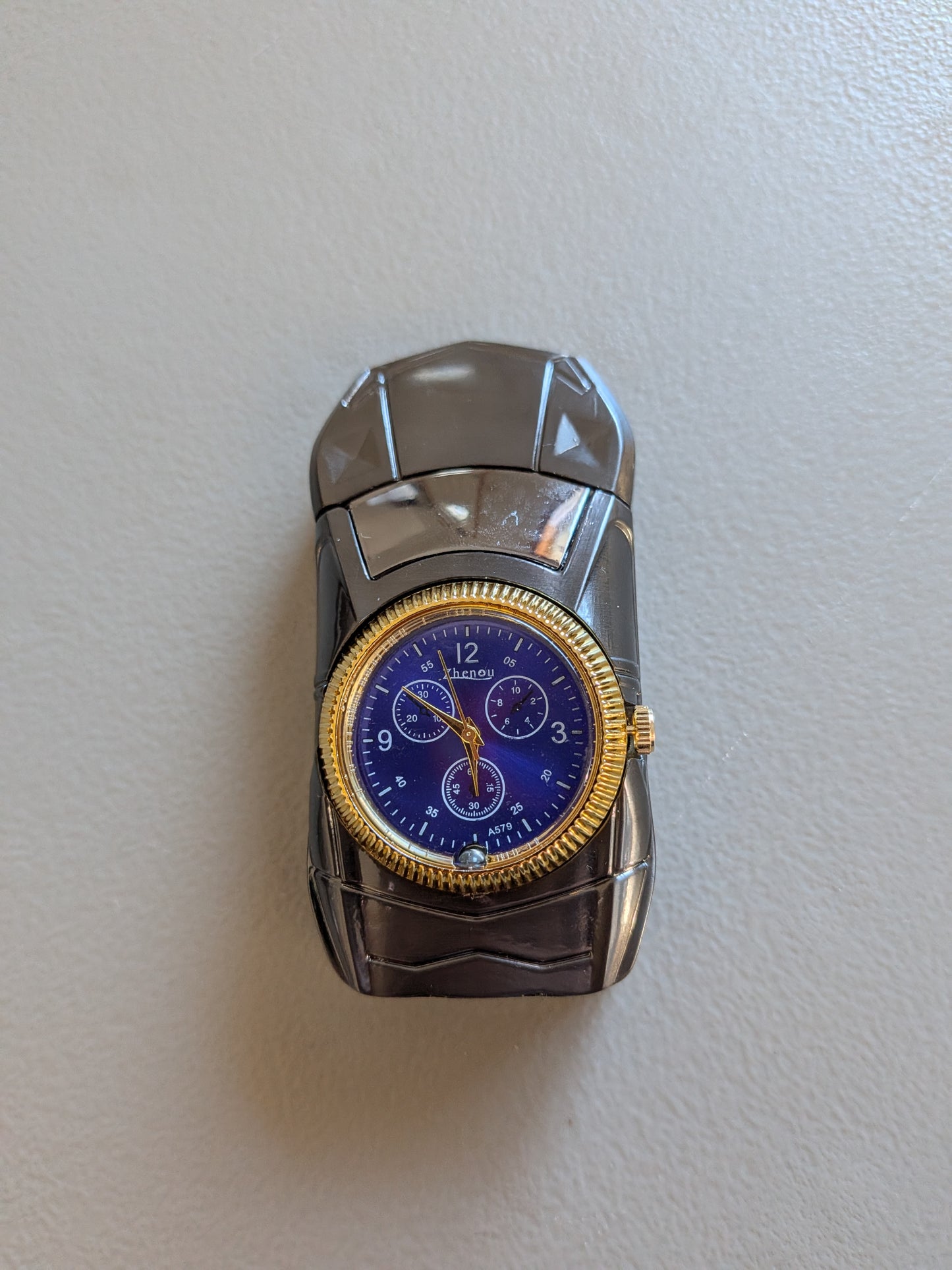 Metal Car Butane Lighter with Watch