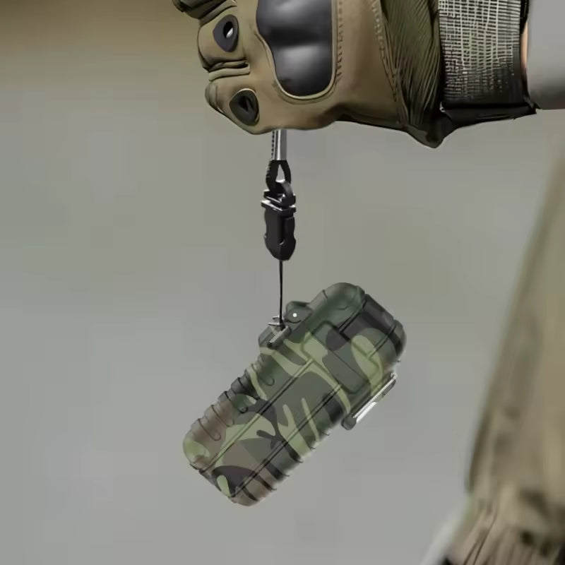 Telescopic Waterproof Butane Lighter with lanyard