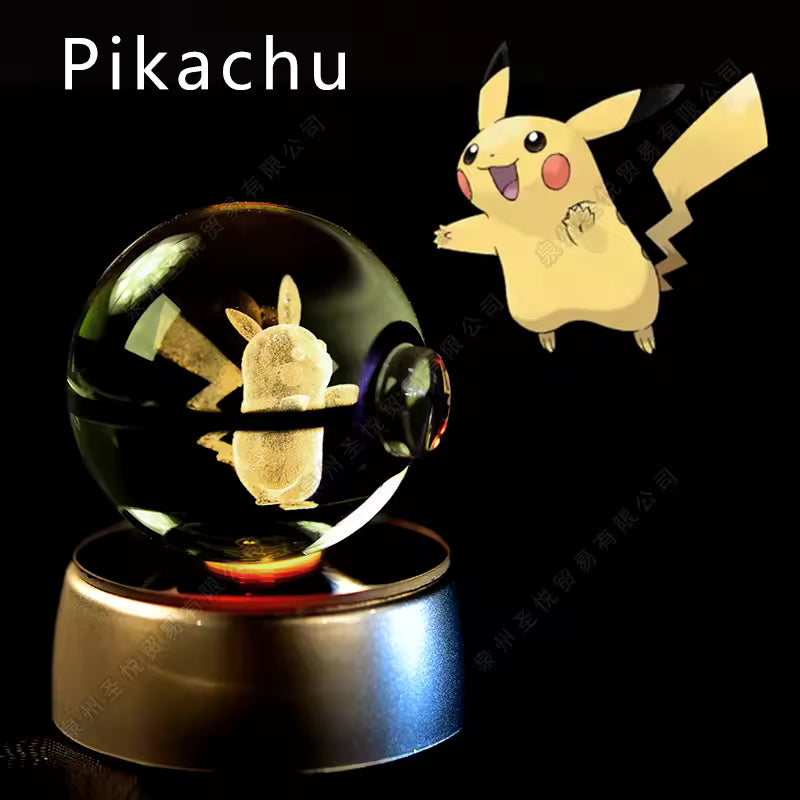 Pokemon Light Up Crystal Ball, Color Changing