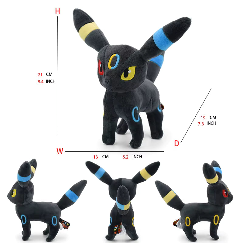 Shiny Umbreon Evee Evolution Stuffy