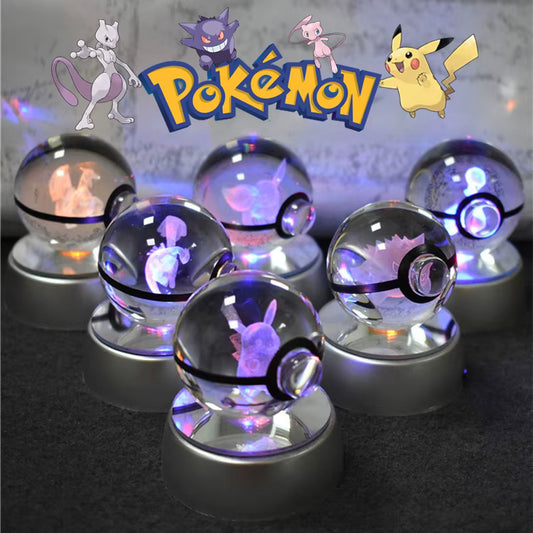 Pokemon Light Up Crystal Ball, Color Changing