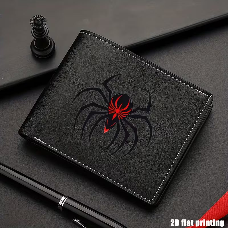 Spider Bifold Wallet Black