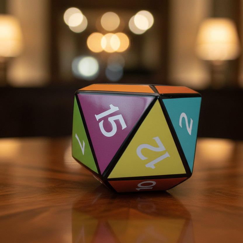 Dungeons & Dragons D20 Die Ceramic 3D Sculpted Mug