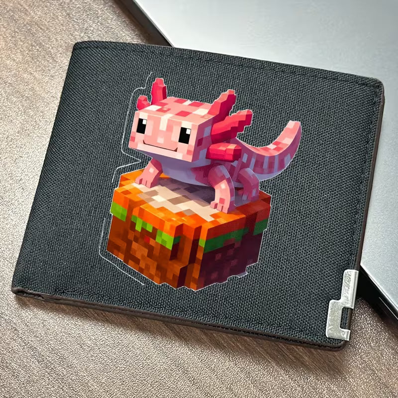 Axolotl Minecraft Bifold Wallet