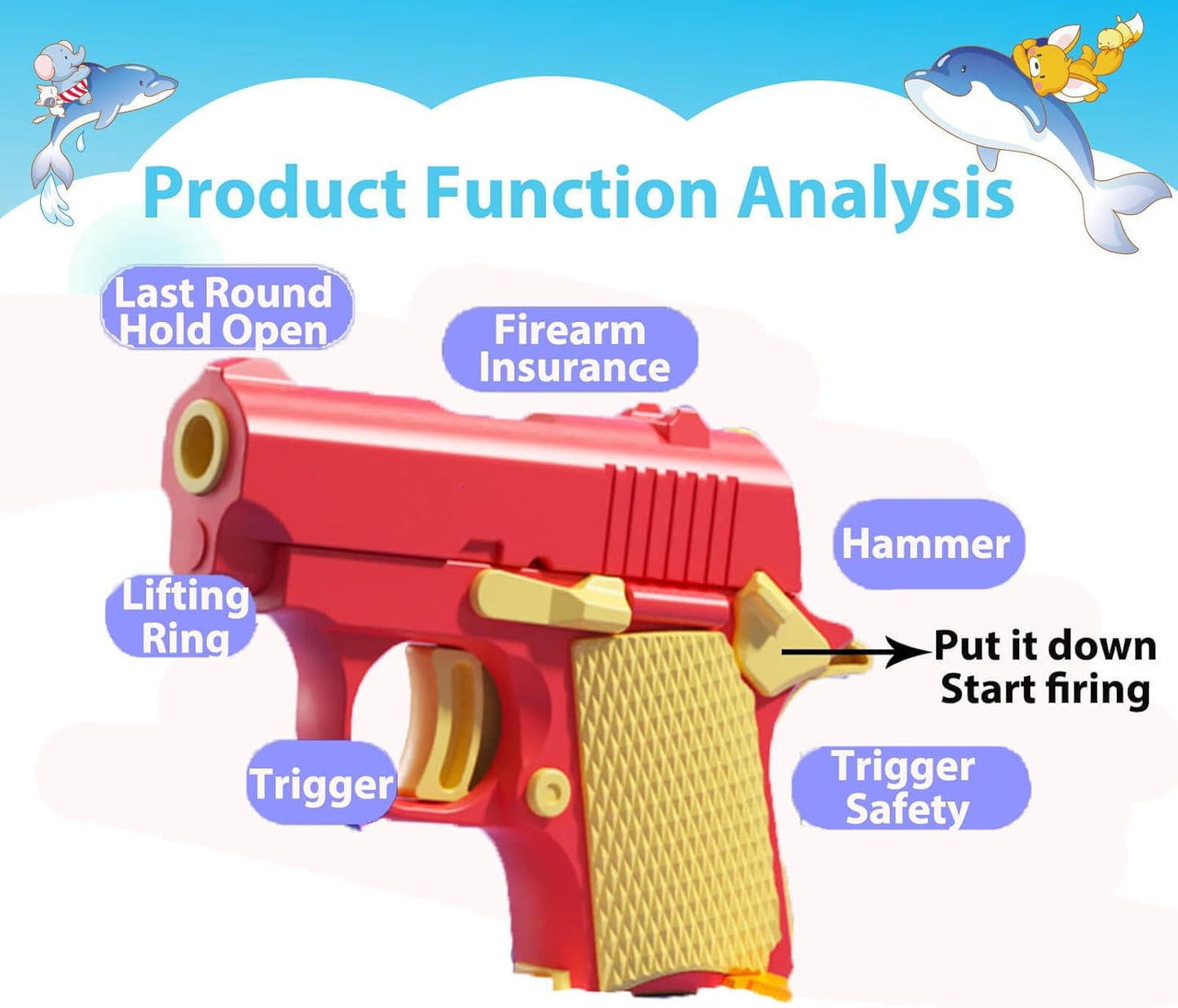 Fidget Gun Set 2pcs