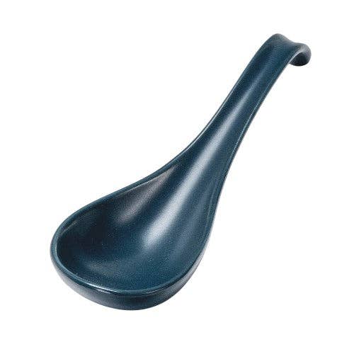 5.9"L Porcelain Soup Spoon Navy (10/240)