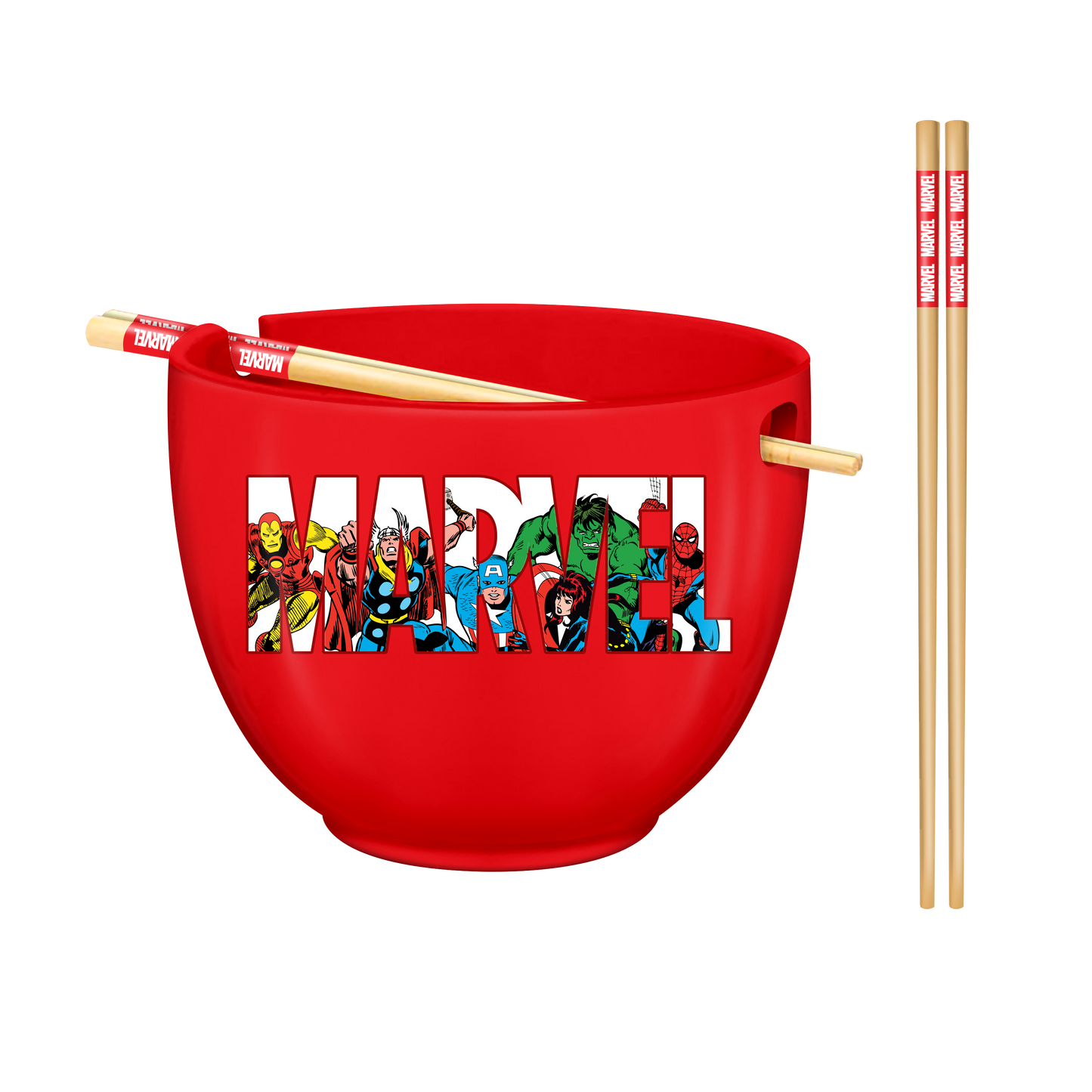 Marvel Comics Boxed 20oz. Ceramic Ramen Bowl with Chopsticks