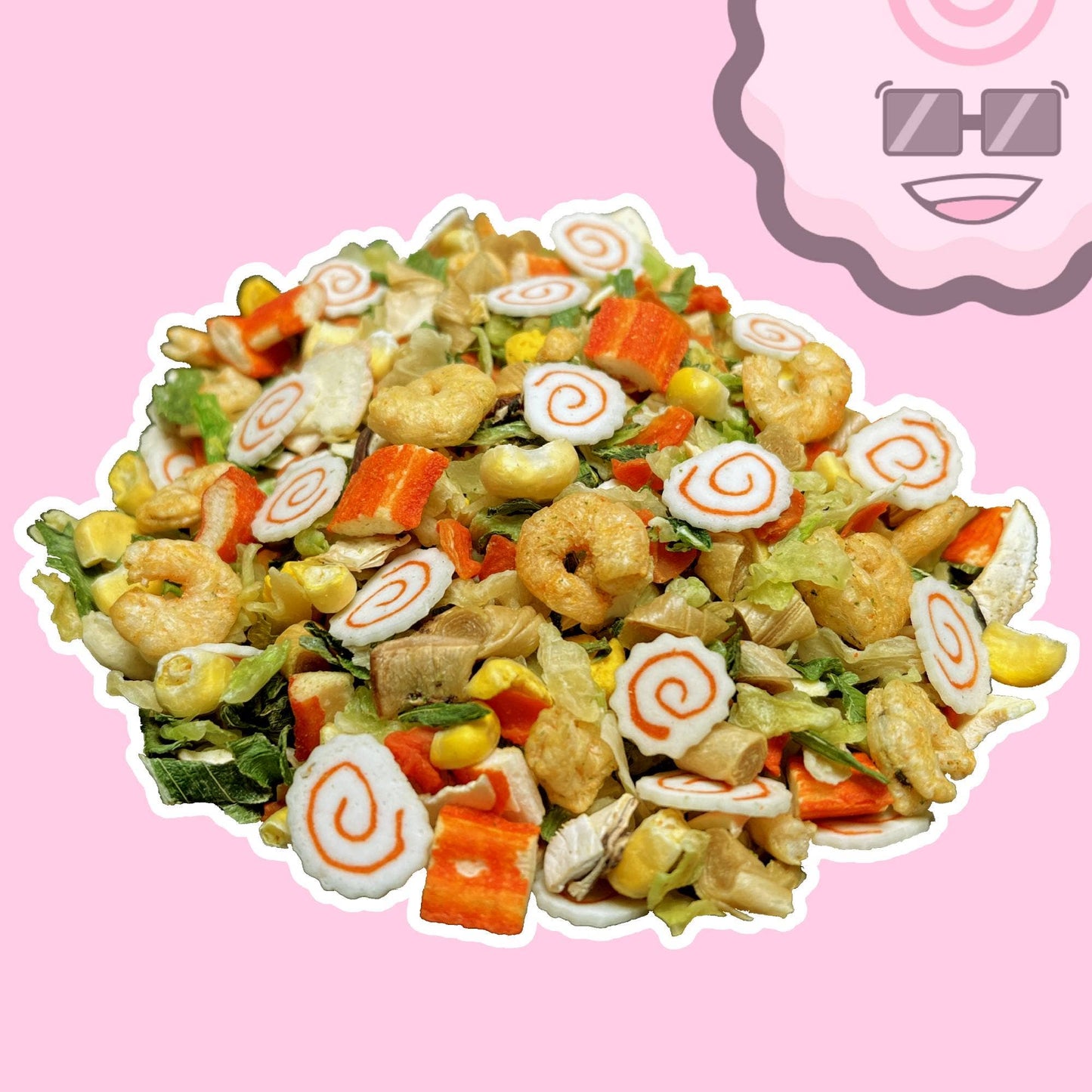 Classic Seafood and Vegetables Dried Toppings Mix - 14 oz