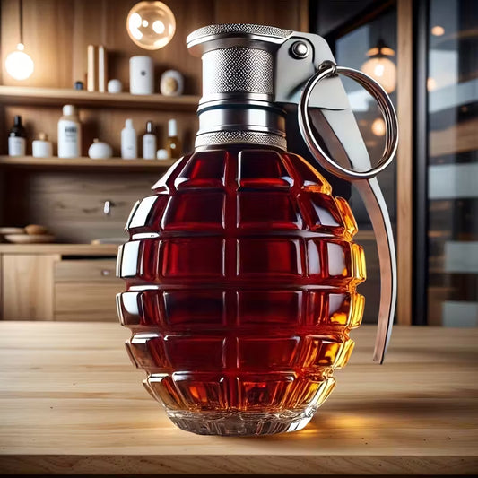 Grenade Glass Decanter