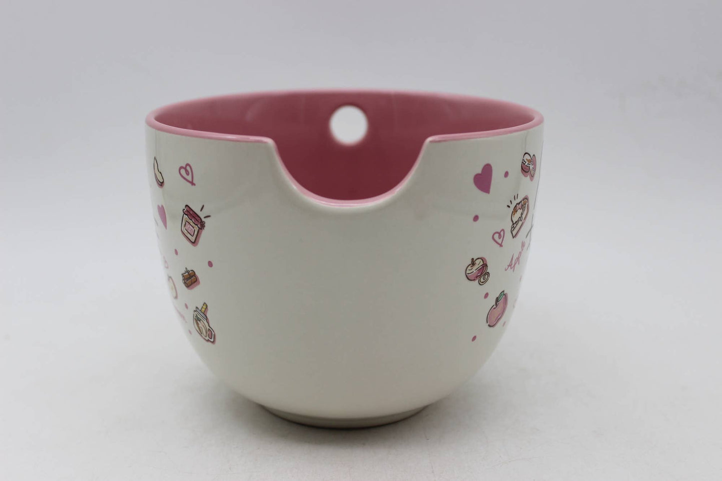 Hello Kitty Apples & Cinnamon with Spoon and Chopsticks 20oz Ceramic Ramen Bowl