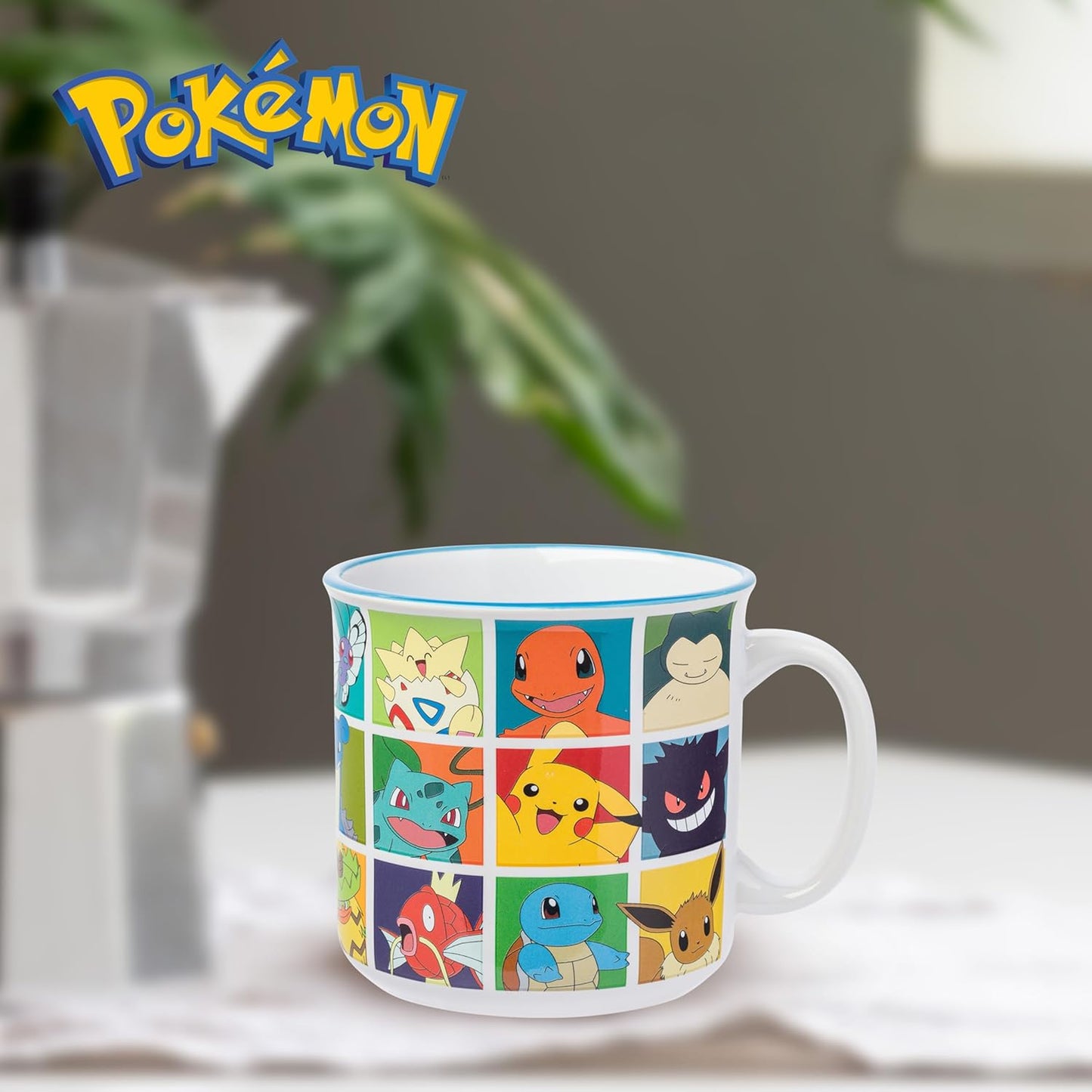 Pokemon Grid 20oz Ceramic Camper Mug