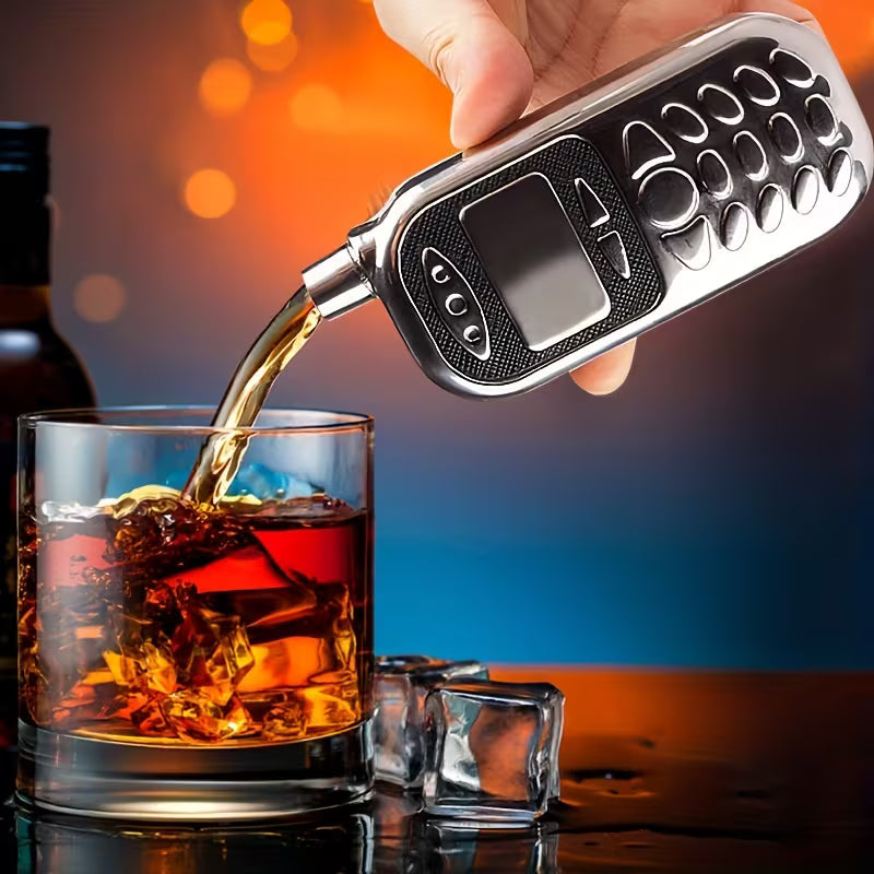 Vintage Mobile Phone-Shaped Flask,
