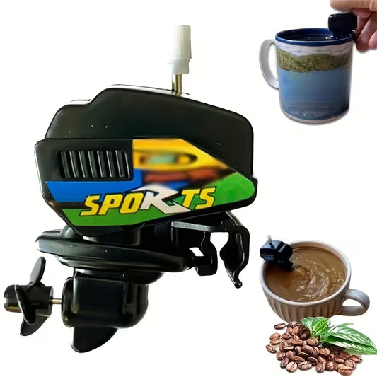 Wind up Mini Boat Engine For Coffee Mug ,Tea Cup
