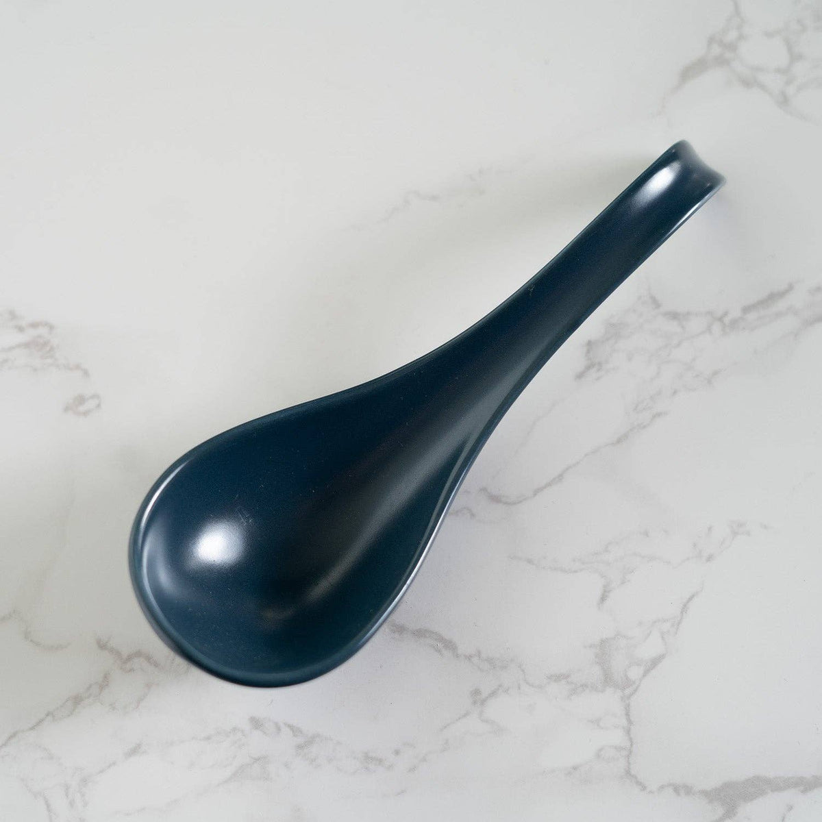 5.9"L Porcelain Soup Spoon Navy (10/240)