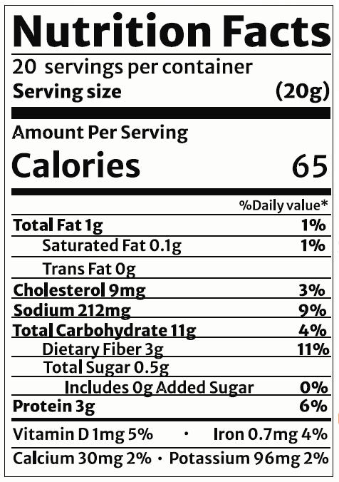 Spicy Garlic Dried Toppings Mix - 14 oz