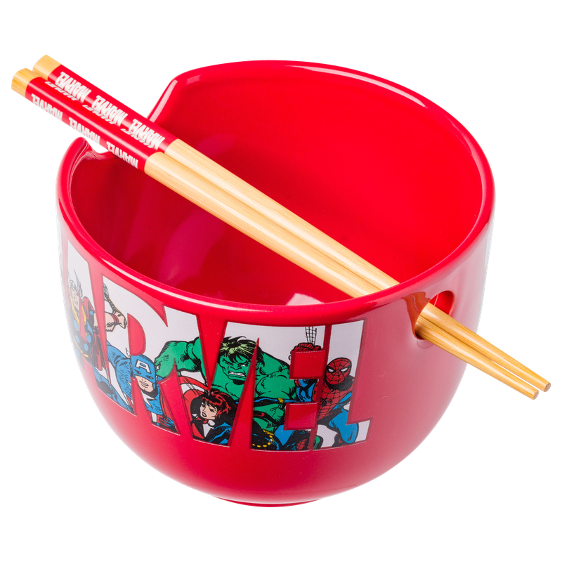 Marvel Comics Boxed 20oz. Ceramic Ramen Bowl with Chopsticks