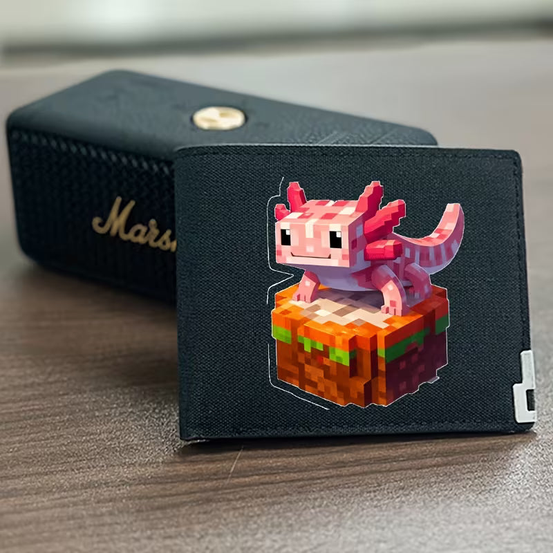 Axolotl Minecraft Bifold Wallet