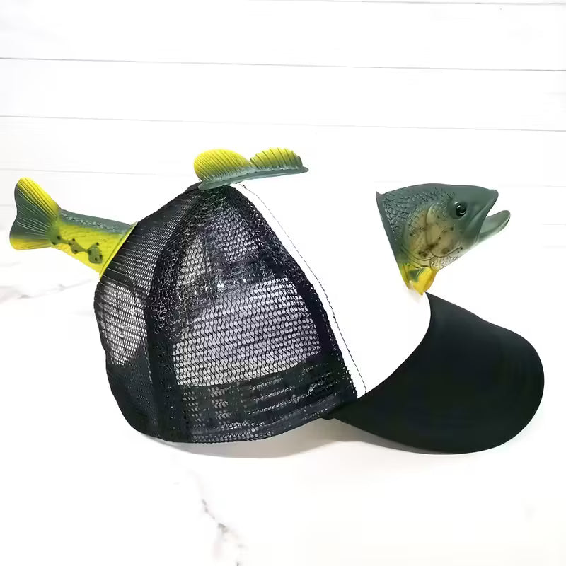 3D Animal Trout Hat Decorative Unique Headwear