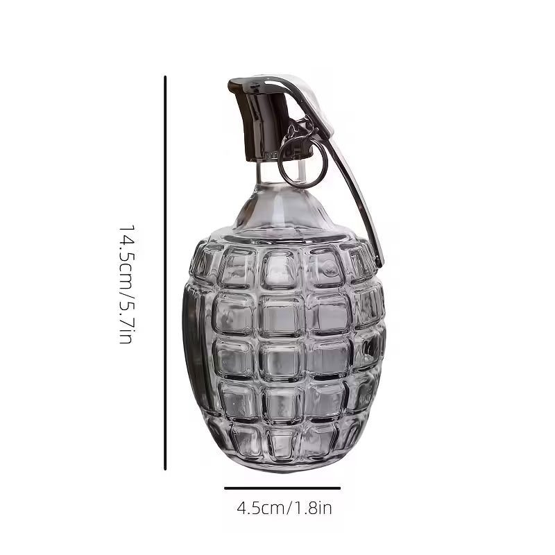 Grenade Glass Decanter