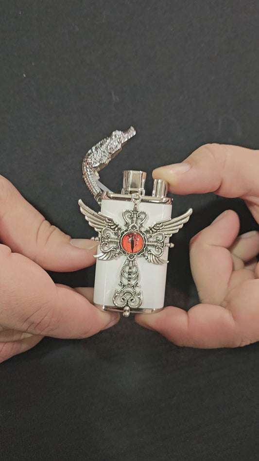 Winged double Lighter White and Red