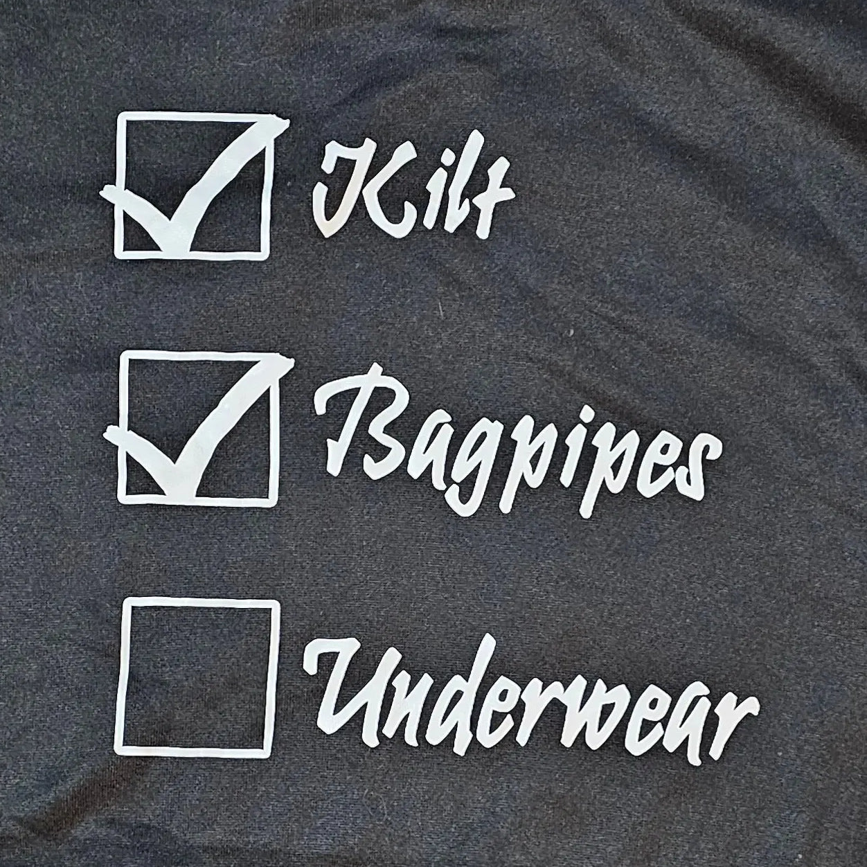 Kilt, Bagpipe, Underwear Hoodie Men's