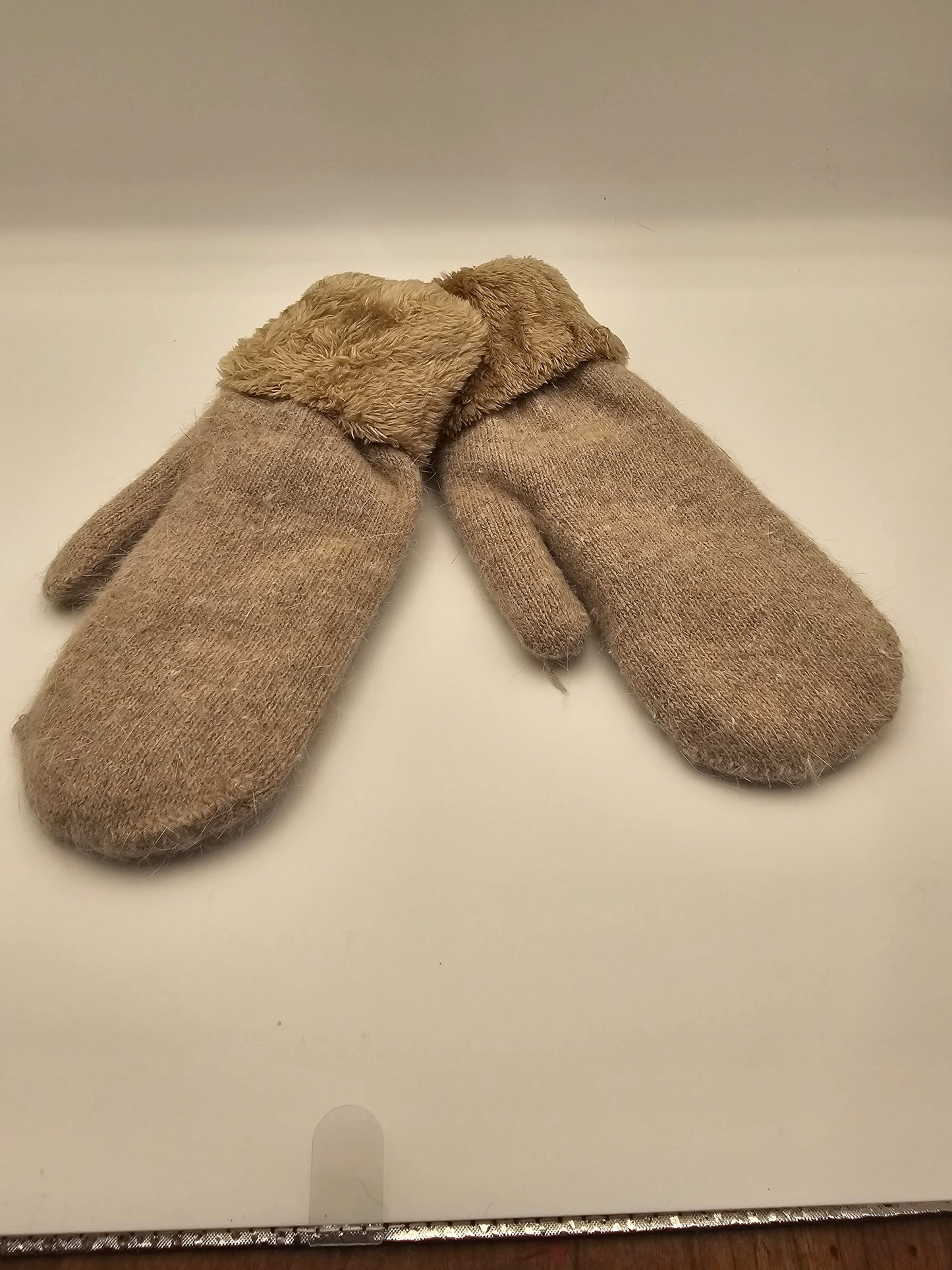 Angora Rabbit Fiber Mittens Adult Women 6x Warmer than Wool