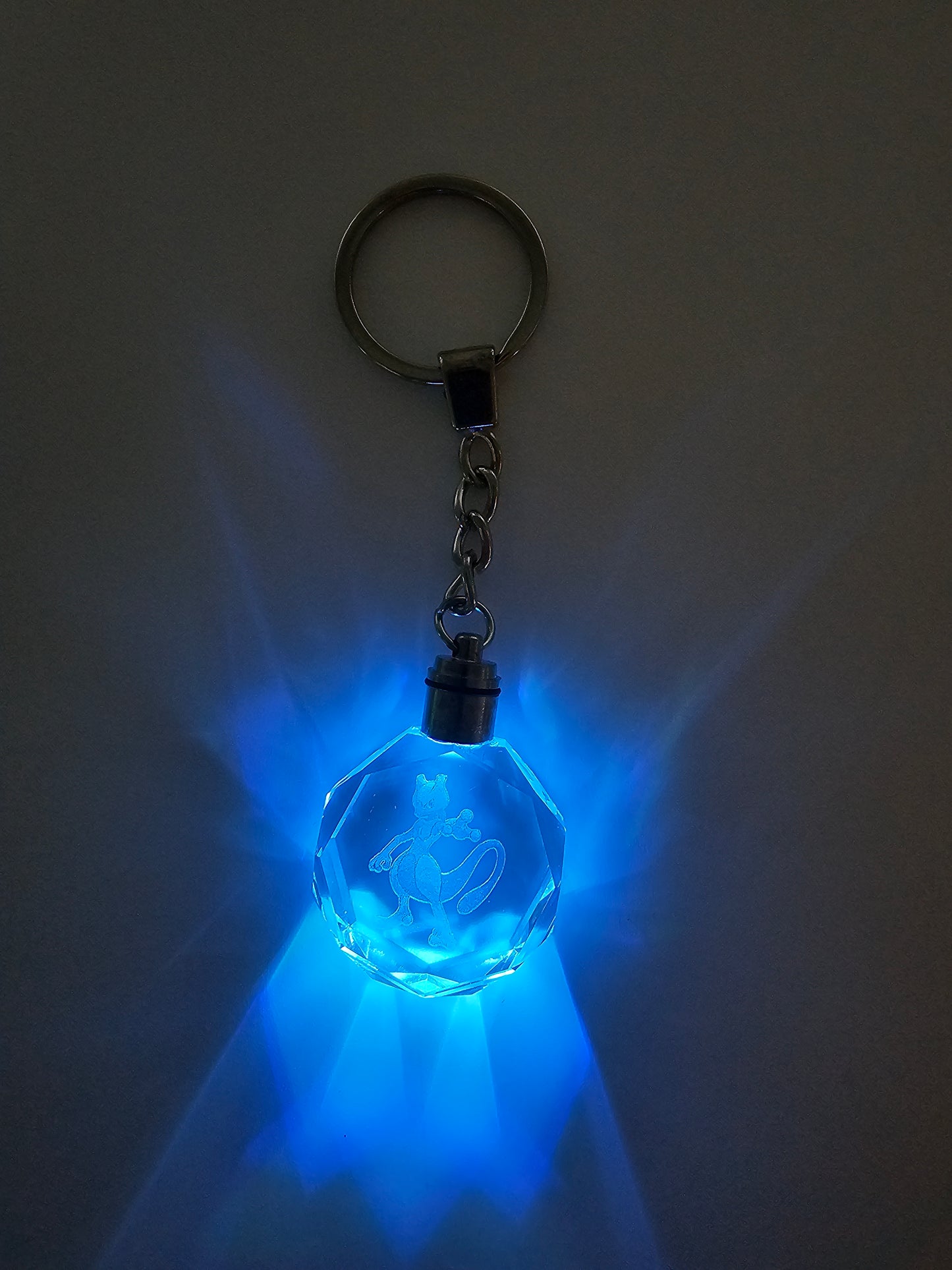 Light Up Mew Key Chain