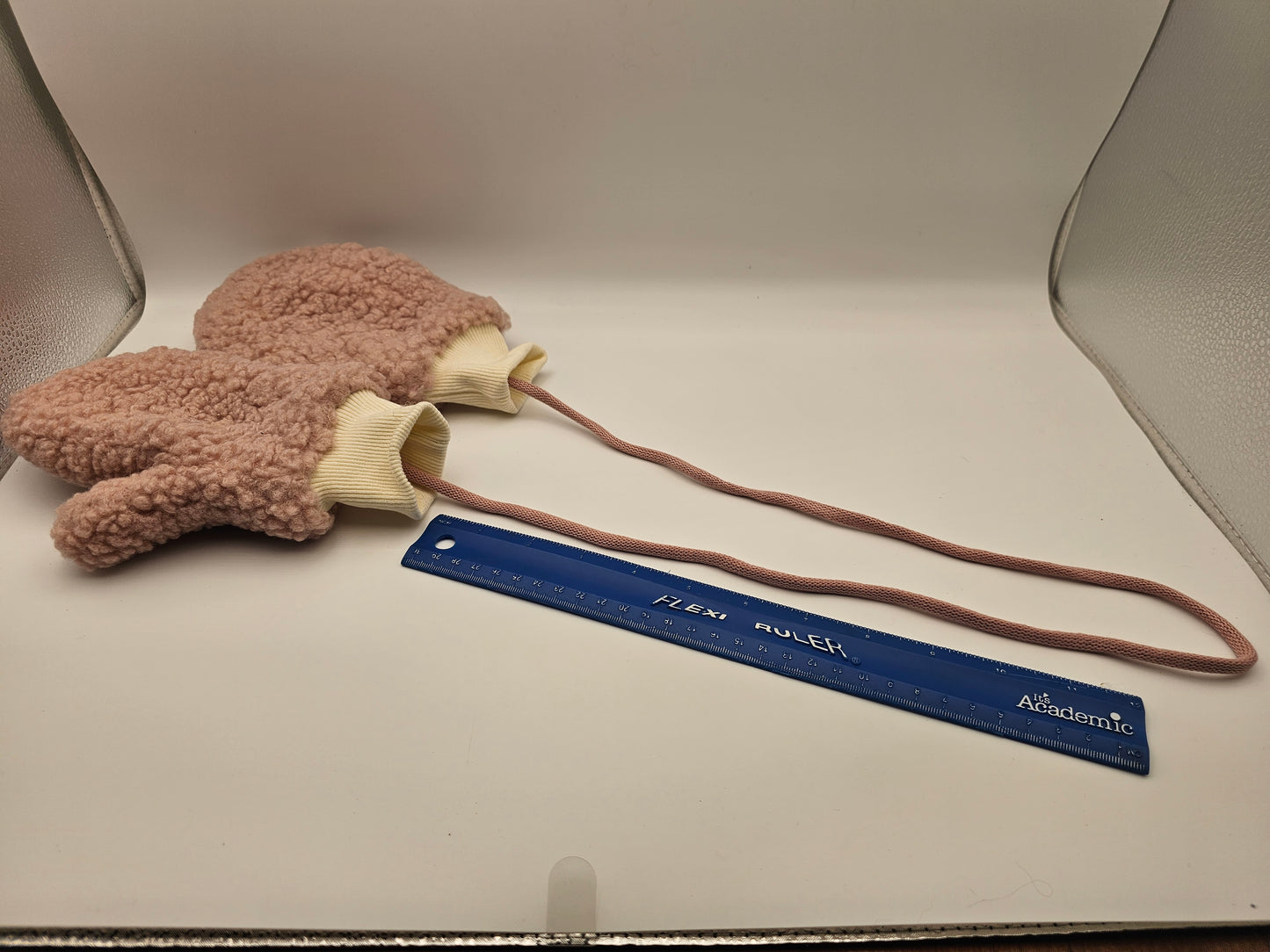 Pink Sherpa Mittens Kids