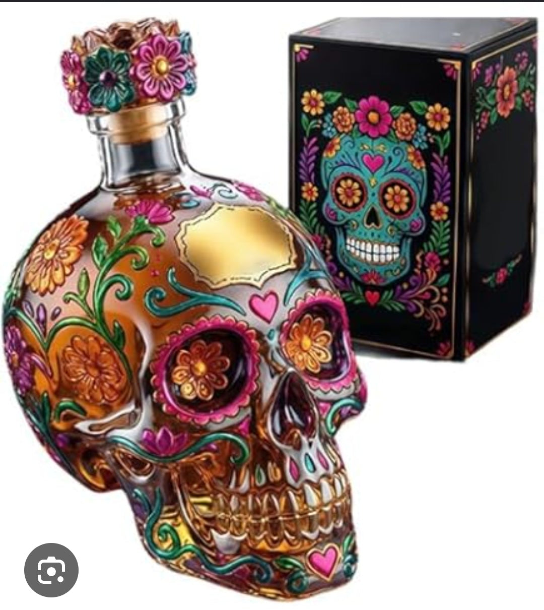 Surgar Skull-shaped Decanter