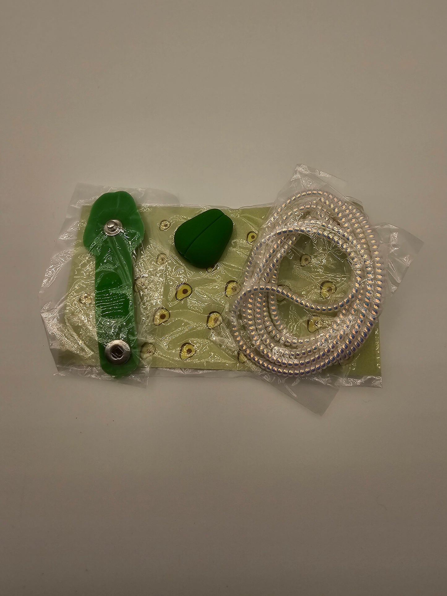 Avocado Phone Chord Decor