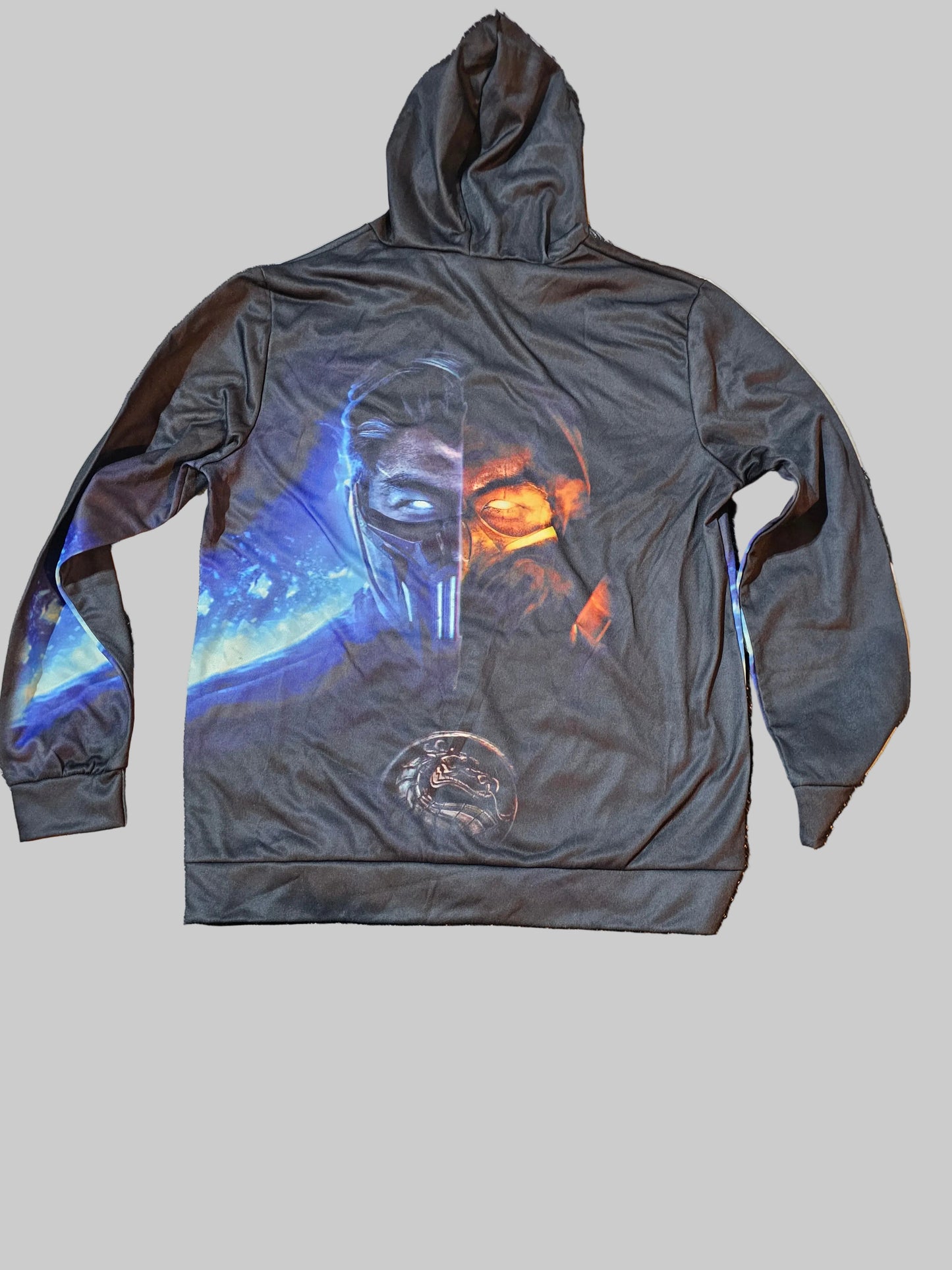 Graphic Print Gamer Hoodie Men's