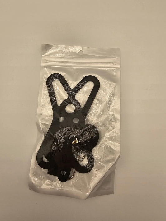 Universal Silicone Phone Holder Necklace Black