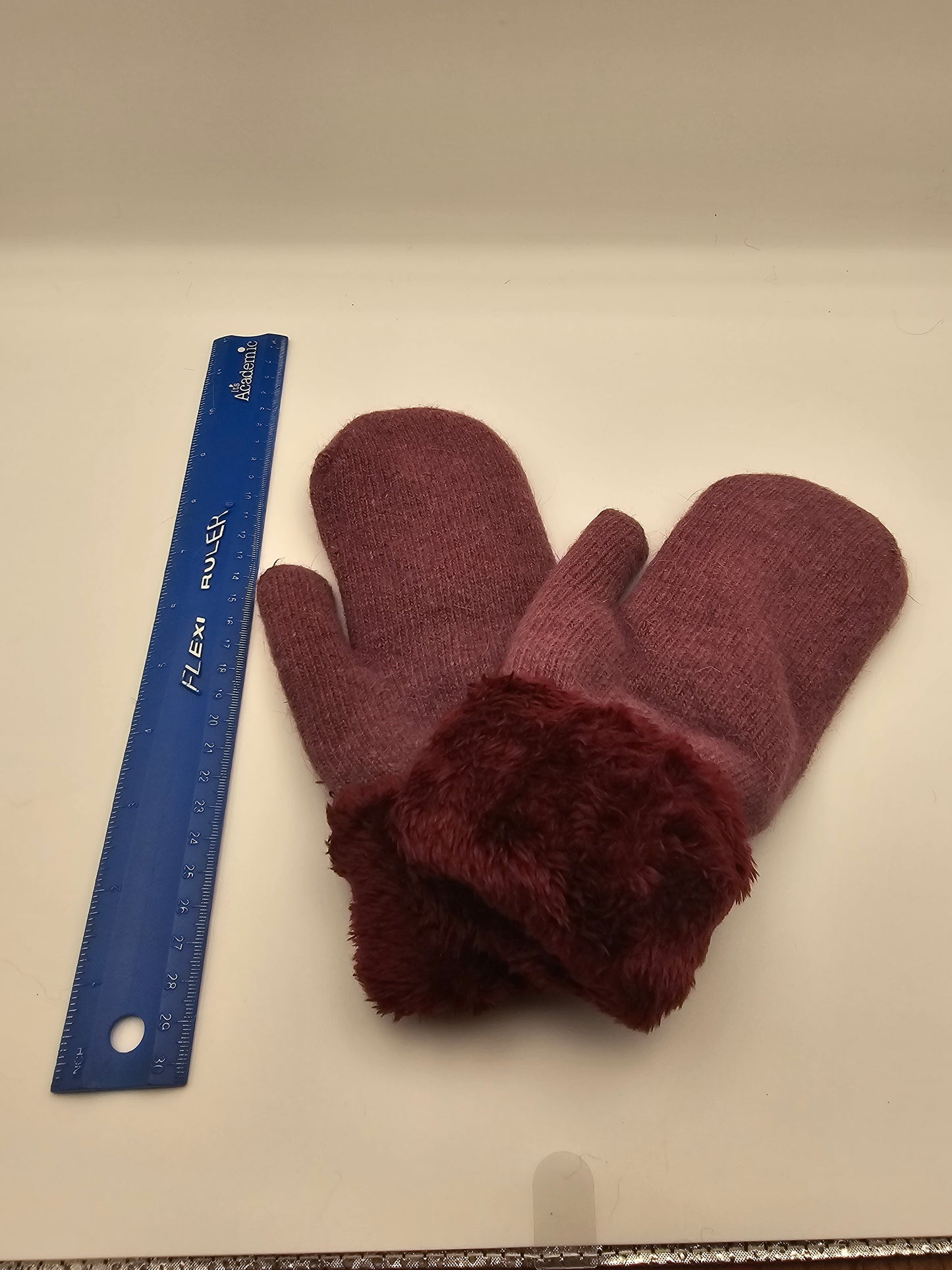 Angora Rabbit Fiber Mittens Adult Women 6x Warmer than Wool