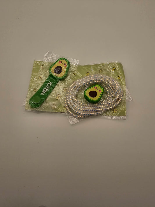 Avocado Phone Chord Decor