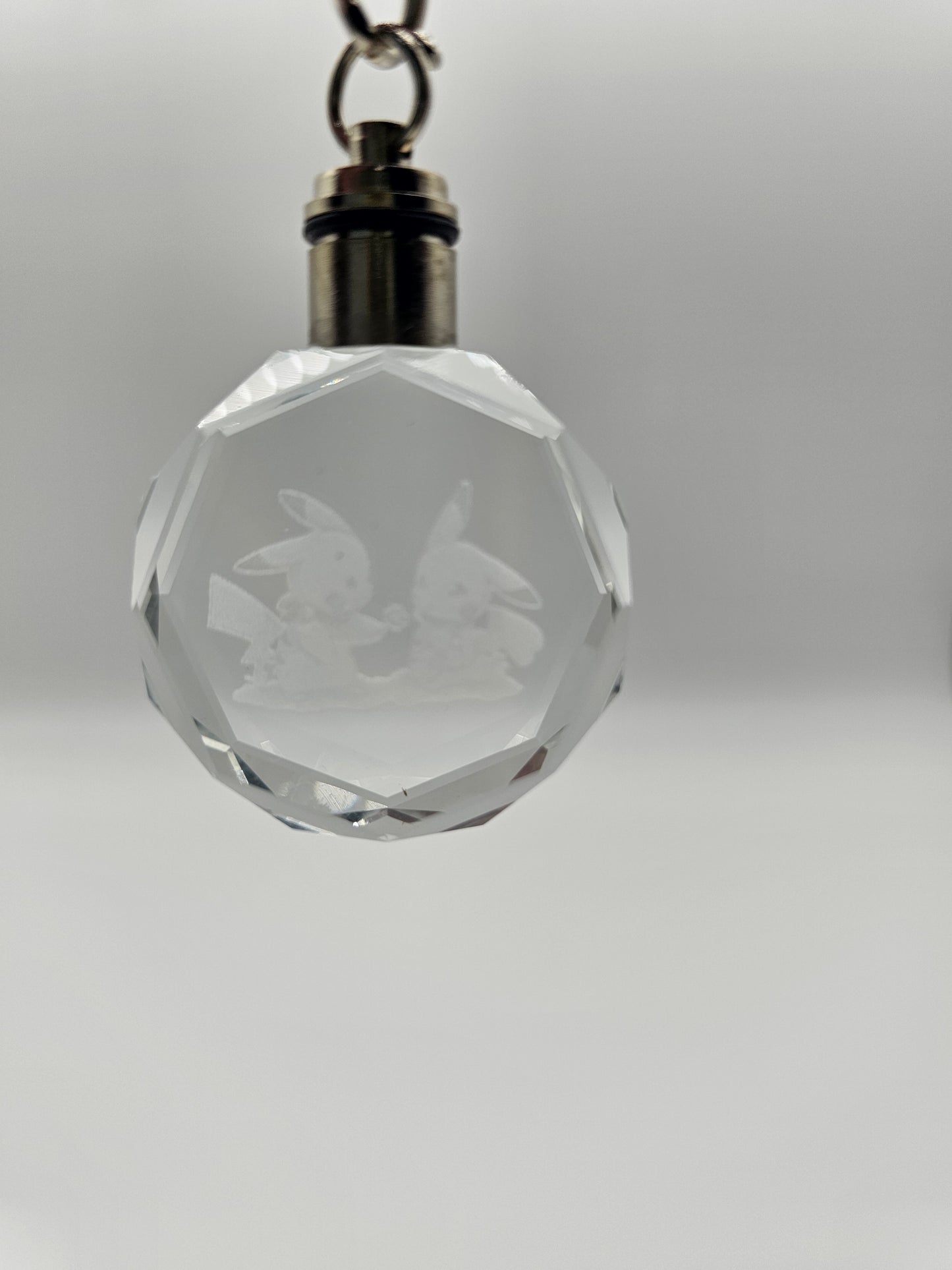Light Up Pickachu and Girlfriend Key Chain