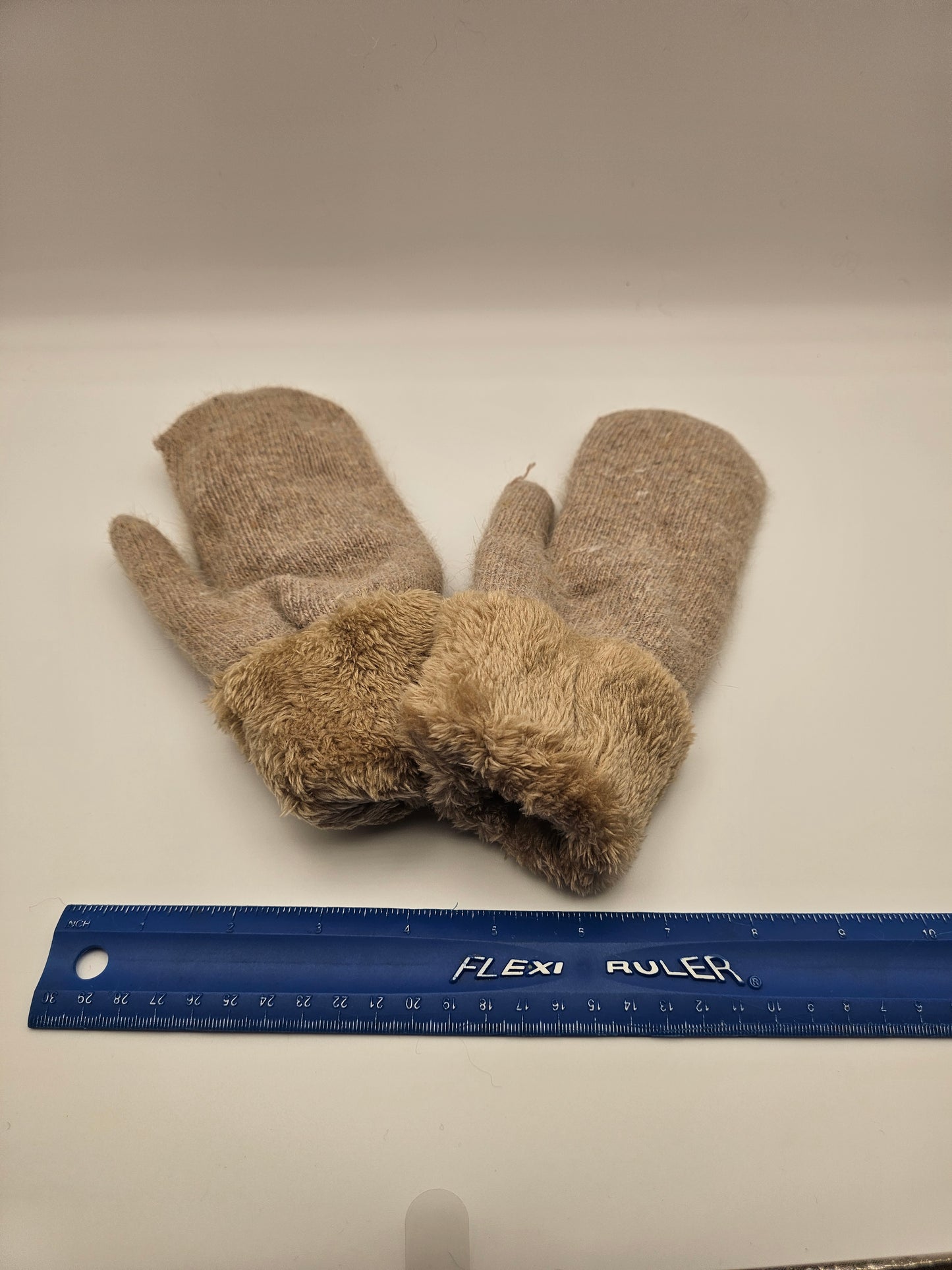 Angora Rabbit Fiber Mittens Adult Women 6x Warmer than Wool