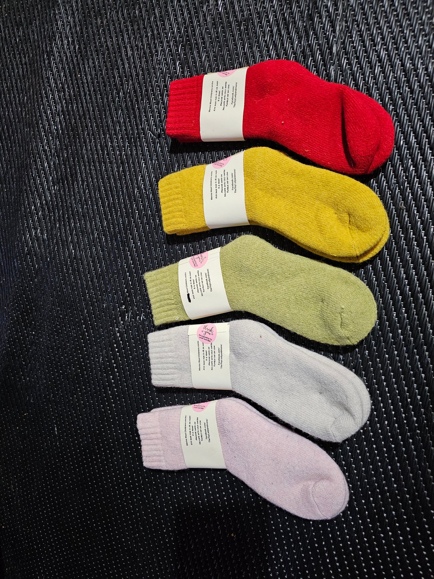 2 Pairs Wool Kids Sock