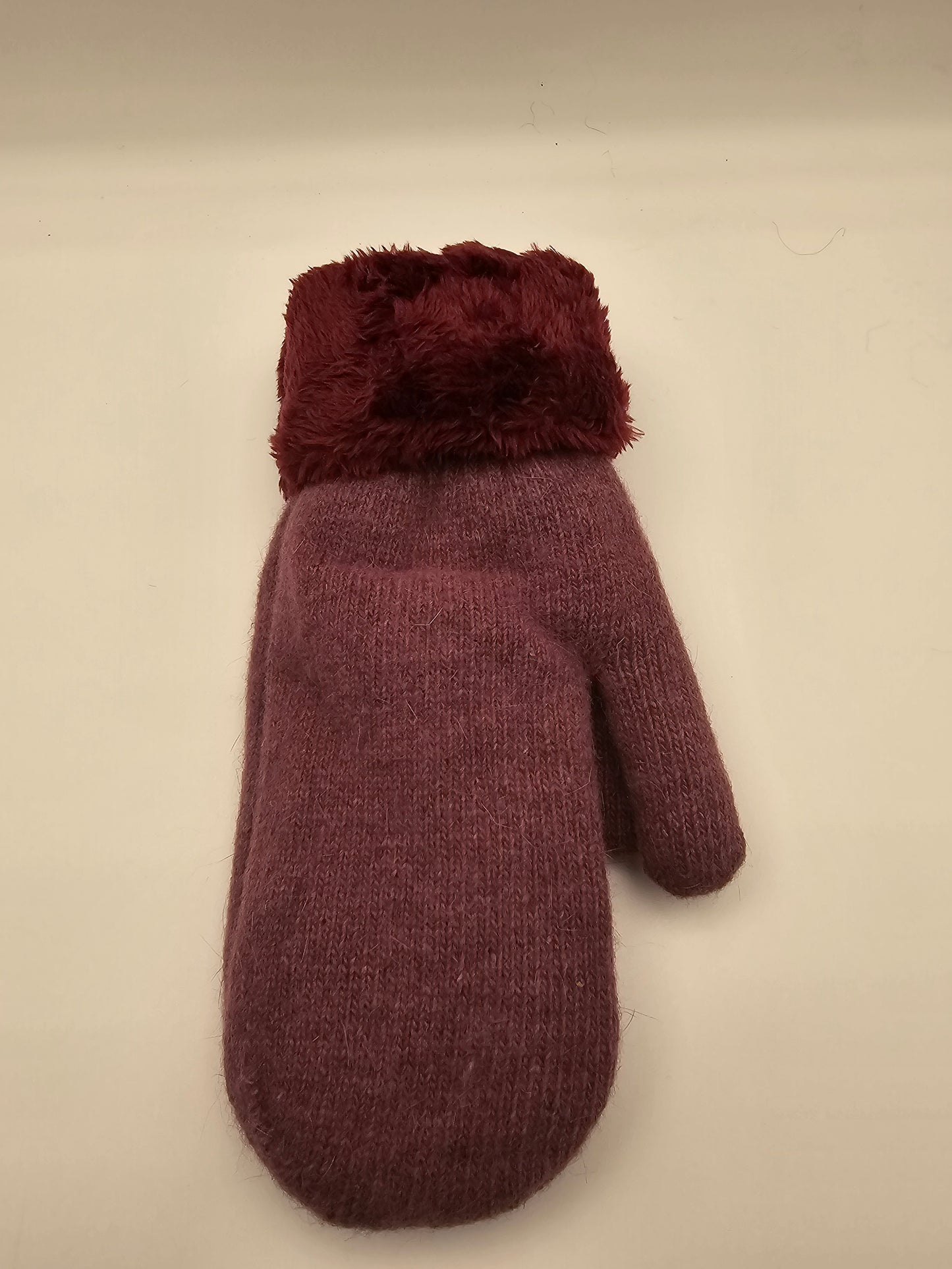 Angora Rabbit Fiber Mittens Adult Women 6x Warmer than Wool