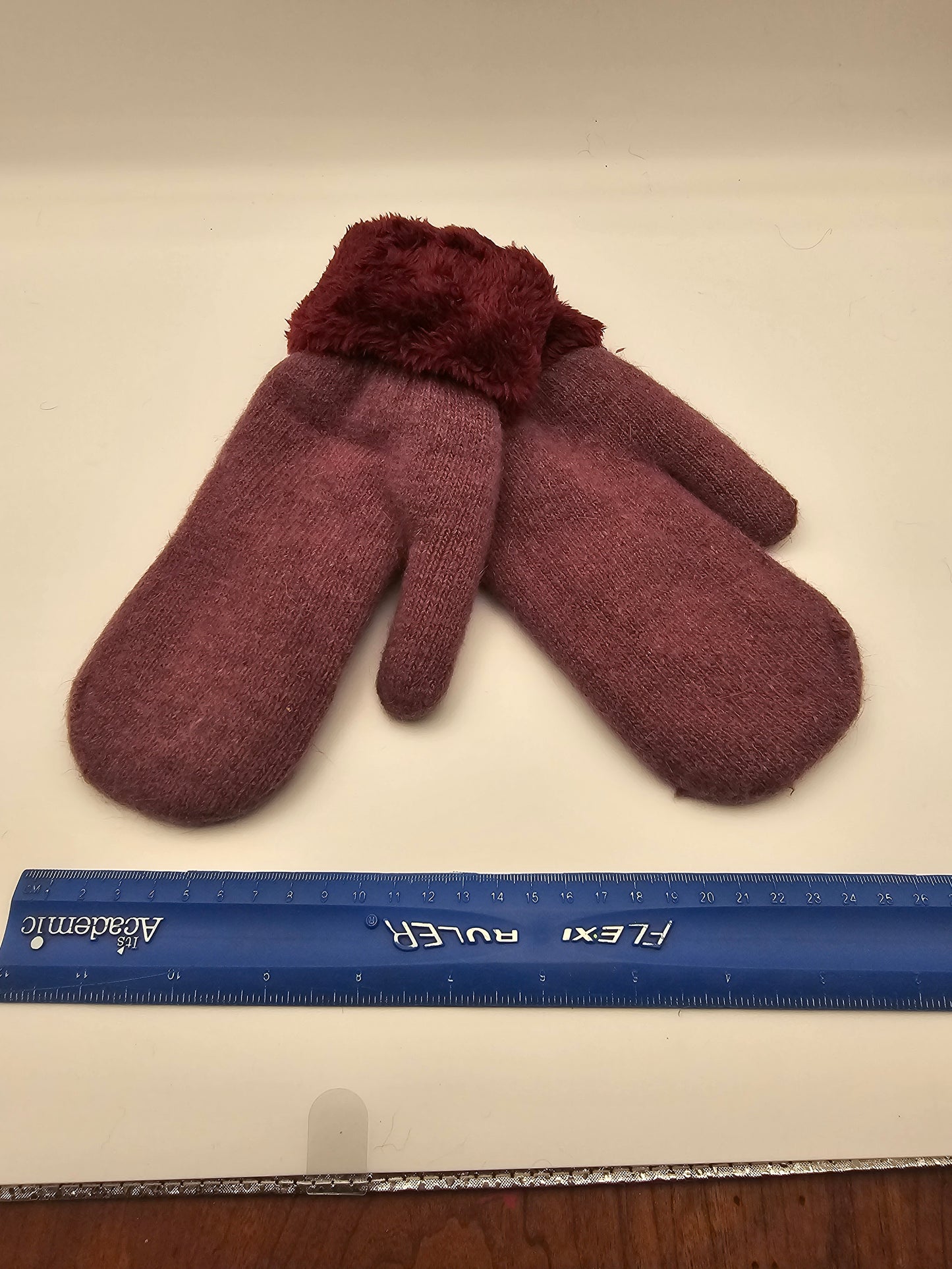 Angora Rabbit Fiber Mittens Adult Women 6x Warmer than Wool