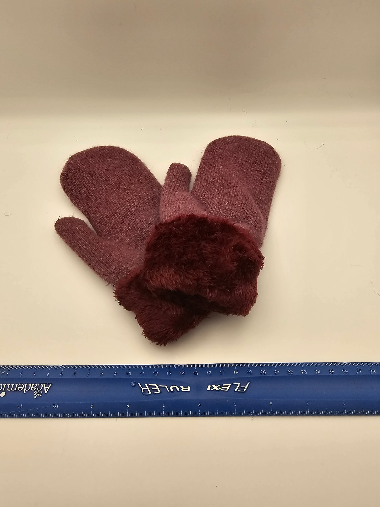 Angora Rabbit Fiber Mittens Adult Women 6x Warmer than Wool