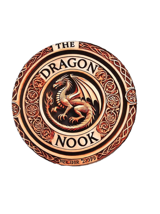Dragon Nook Metal Sign