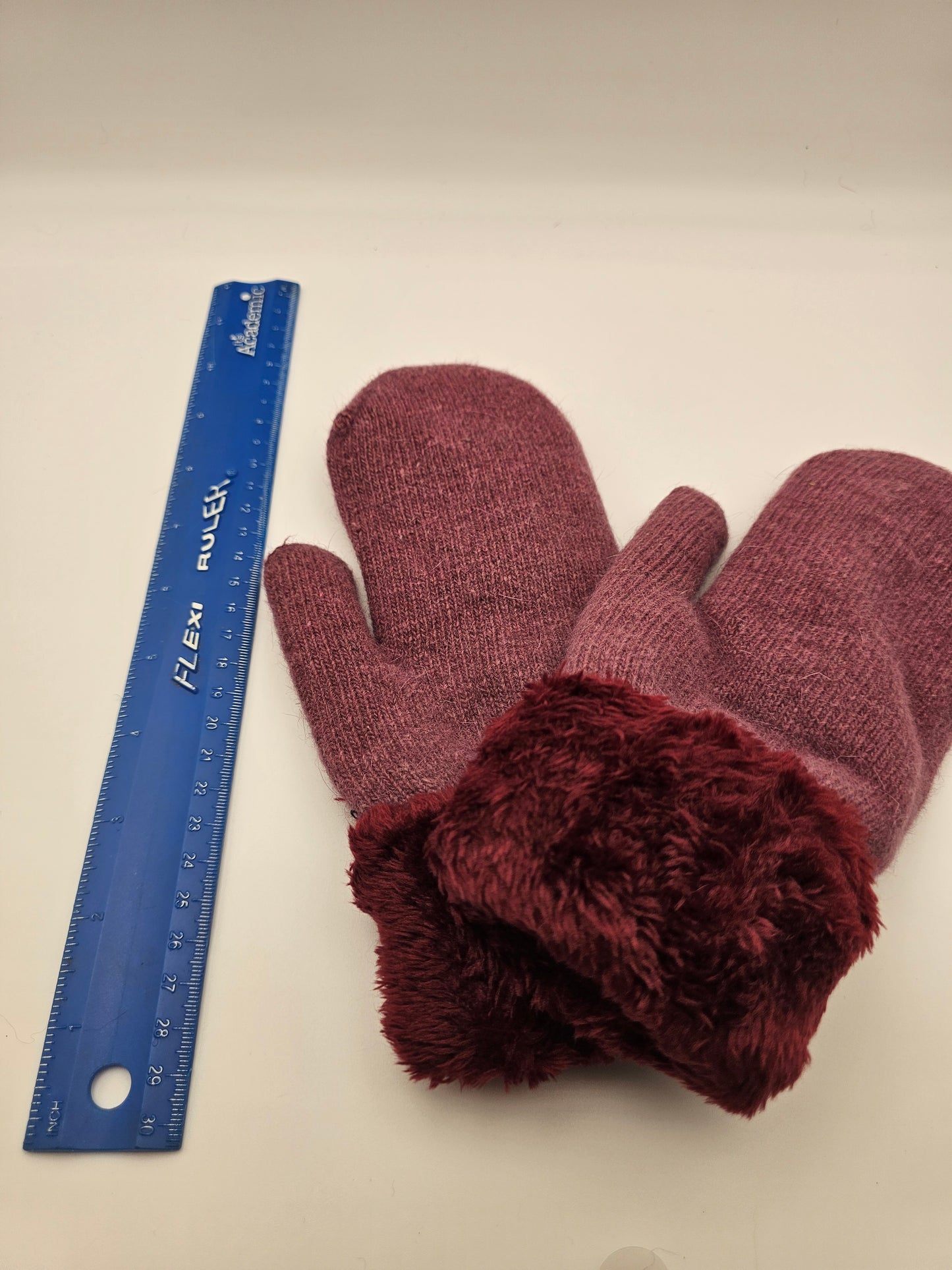 Angora Rabbit Fiber Mittens Adult Women 6x Warmer than Wool