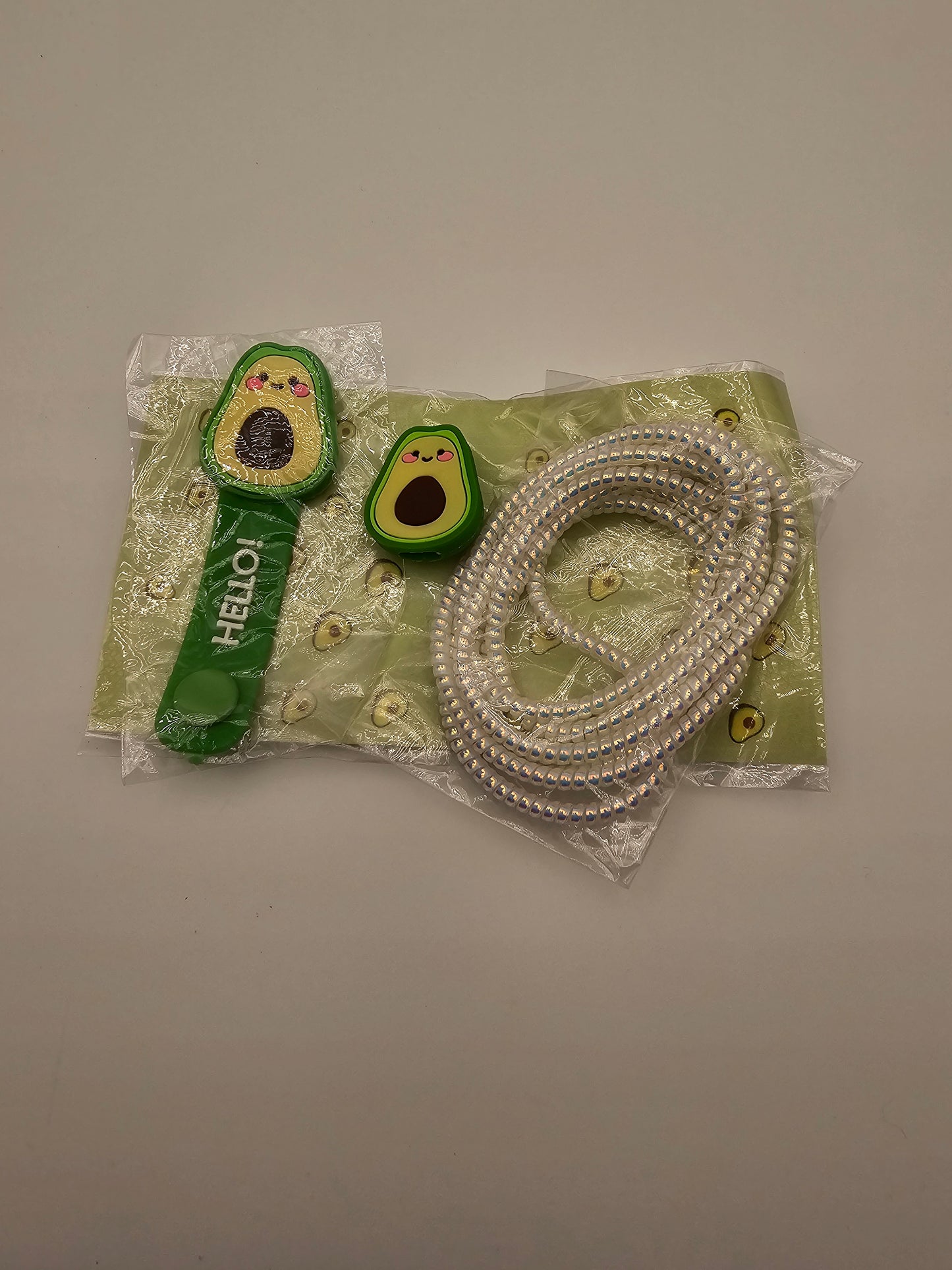 Avocado Phone Chord Decor
