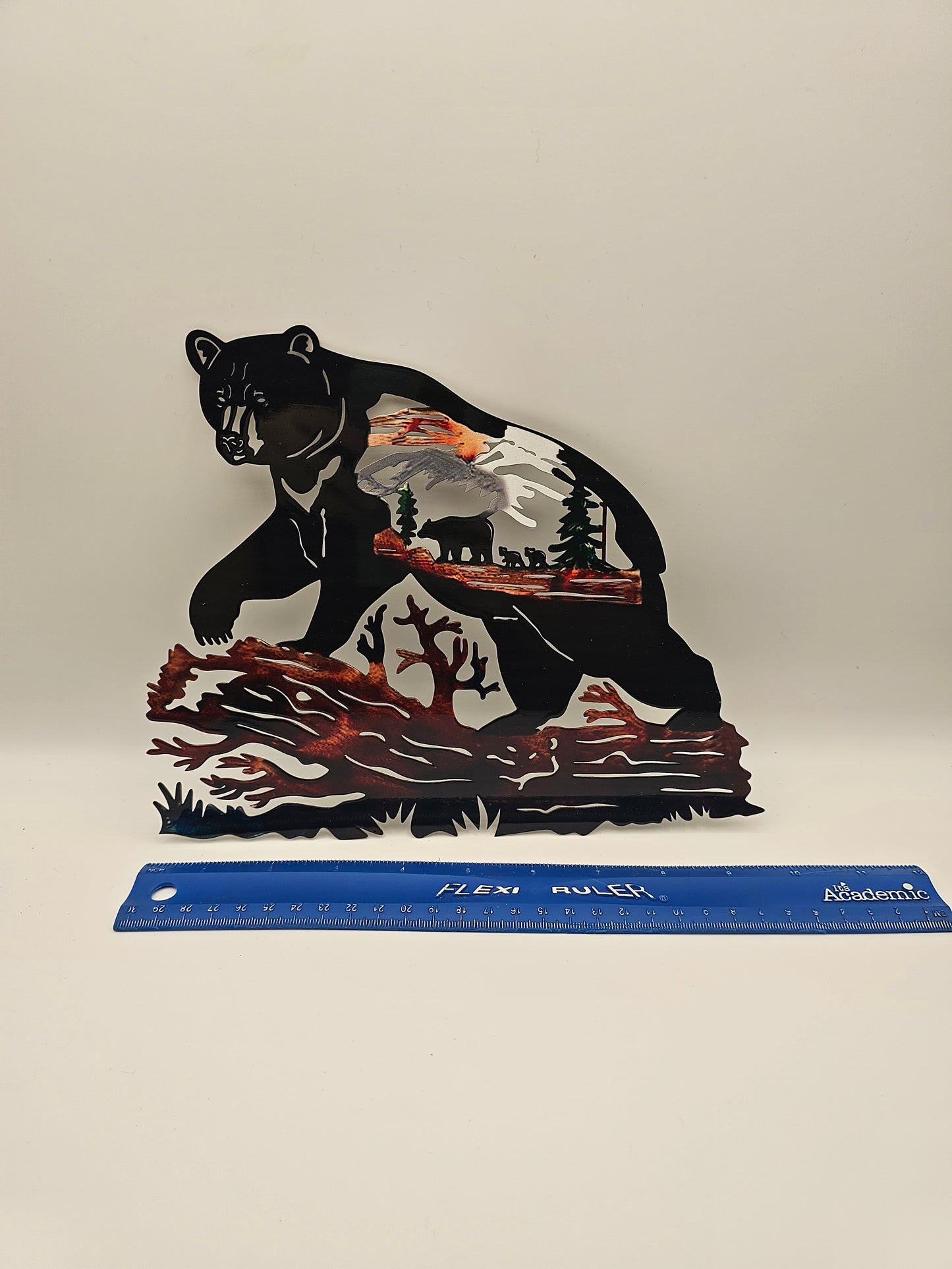 Metal Bear Landscape Sign