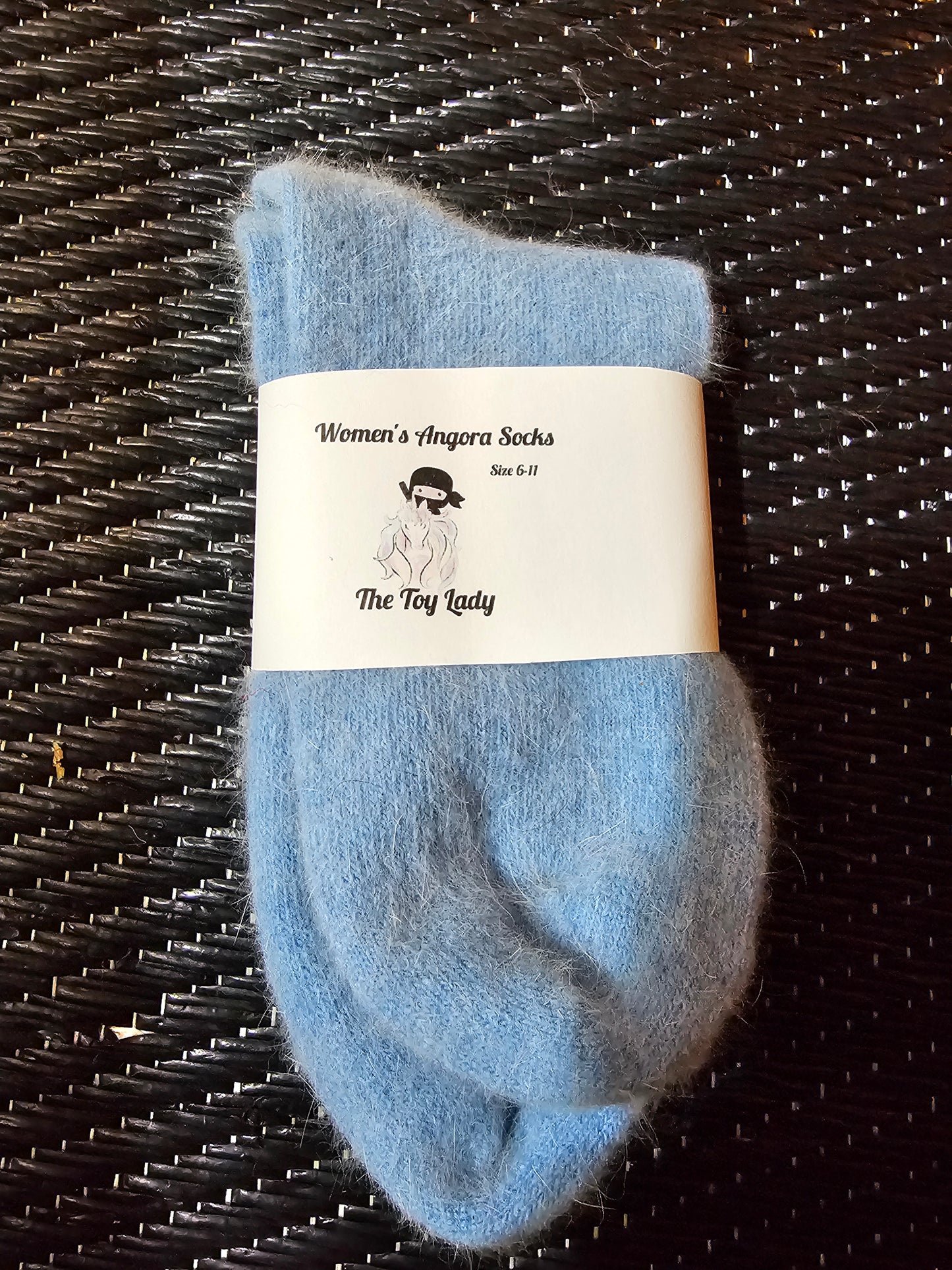 2 Pair Adult Angora Rabbit Fiber Socks
